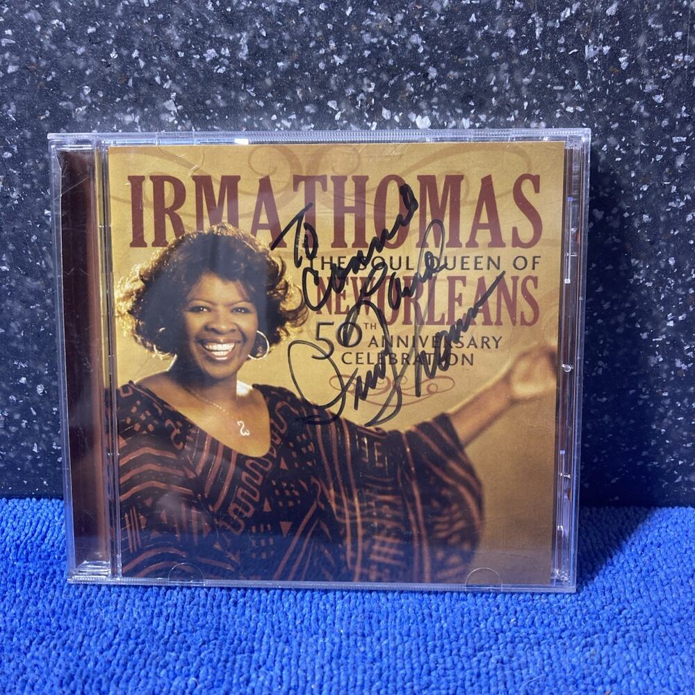 Irma Thomas Signed CD Soul Queen Of New Orleans